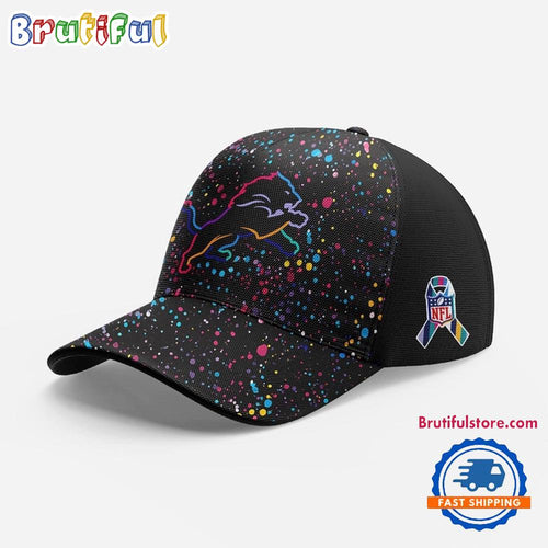 Detroit Lions NFL Crucial Catch 2025 Black Cap