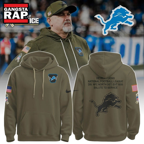 Detroit Lions NFL Salute To Service 2026 Limited Edition Hoodie