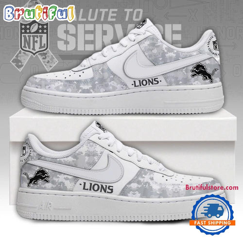 Detroit Lions Veterans Salute to Service Air Force 1 Shoes Sneaker