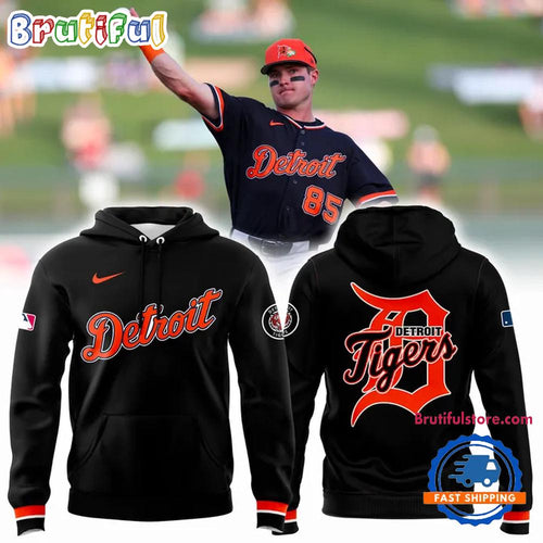 Detroit Tigers MLB 2026 Alternate Black Limited Edition Hoodie T-Shirt