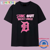 Detroit Tigers strike out Breast Cancer Awareness Month T Shirt
