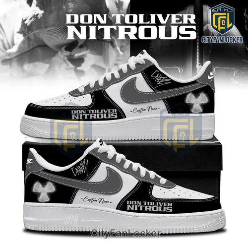 Don Toliver Nitrous Black White Air Force 1 Sneakers