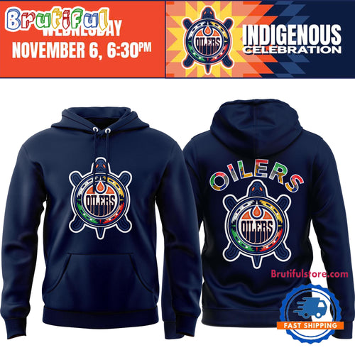Edmonton Oilers Indigenous Celebration Hoodie T-Shirt