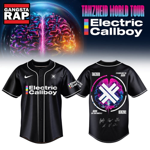 Electric Callboy Tanzneid World Tour 2026 Signature Baseball Jersey