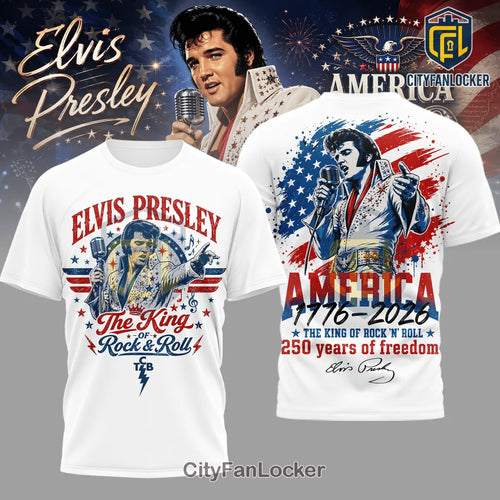 Elvis Presley American Freedom 1776-2026 T-Shirt