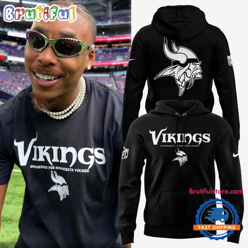Engineered For Minnesota Vikings 2025 Hoodie T-Shirt