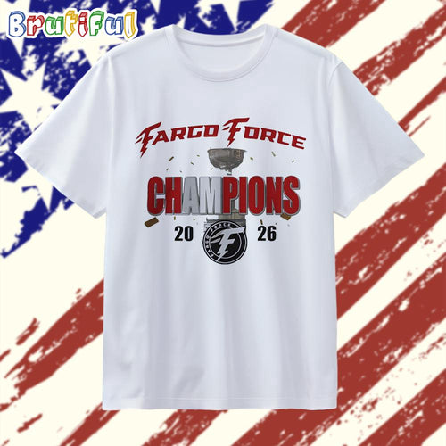 Fargo Force USHL Clark Cup Final Champions 2026 T Shirt