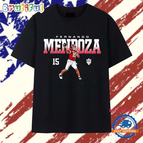 Fernando Mendoza Indiana Football NCAA Caricature T Shirt