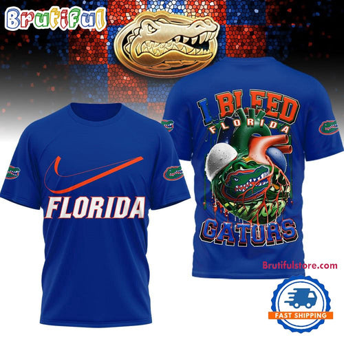 Florida Gators 2025 NCAA I Bleed Unisex 3D Shirt