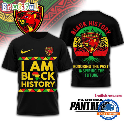 Florida Panthers 2026 NHL Black History Limited Edition 3D Shirt Hoodie T-Shirt