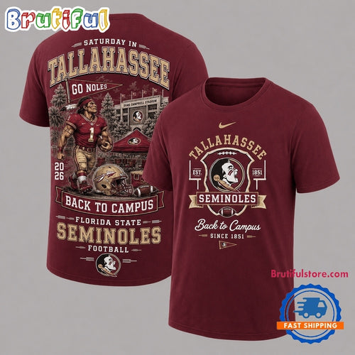 Florida State Seminoles 2026 NCAA Back To Campus 3D Shirt