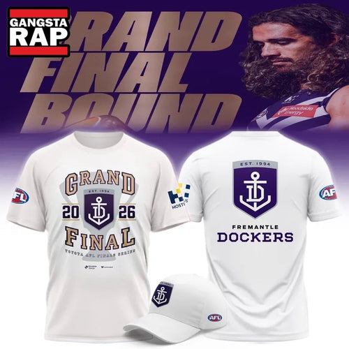 Fremantle Football Club Grand Final 2026 White T Shirt