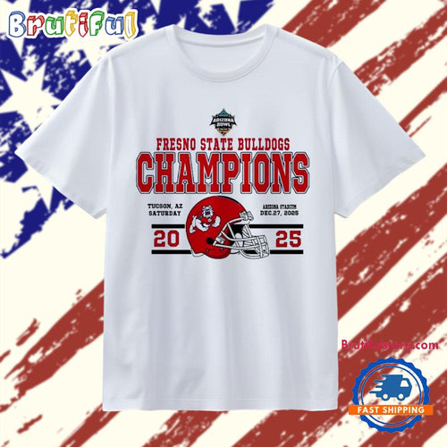Fresno State Bulldogs Football Champions 2025 Snoop Dogg Arizona Bowl T Shirt