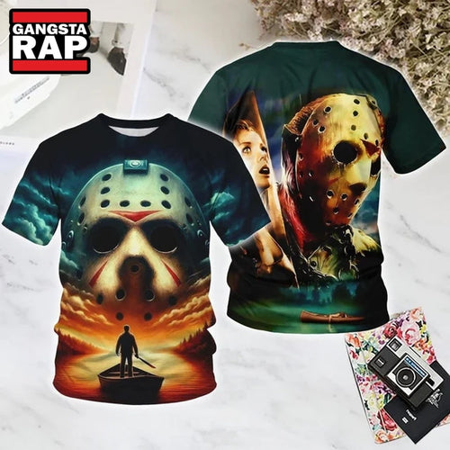 Friday the 13th Crystal Lake Memories 2 Halloween All Over Print T Shirt