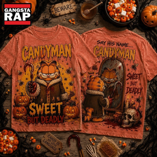 Garfield Candyman Sweet But Deadly Halloween 3D Shirt Hoodie T-Shirt