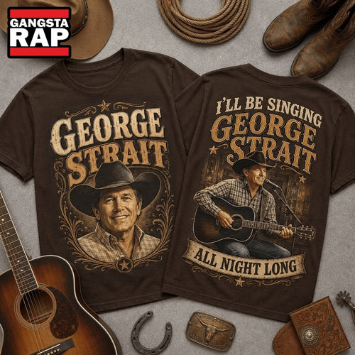 George Strait All Night Long 3D Graphic Shirt