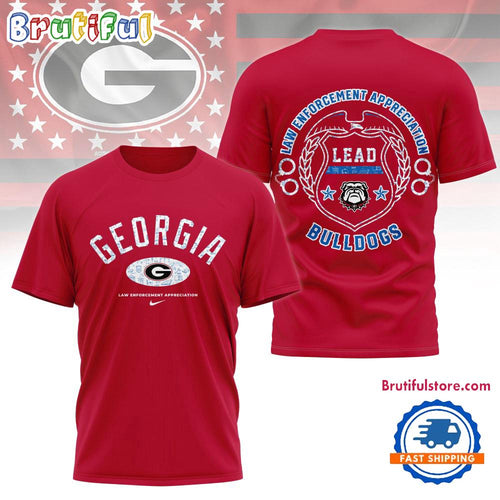 Georgia Bulldogs NCAA Law Appreciation Month Unisex 3D Shirt
