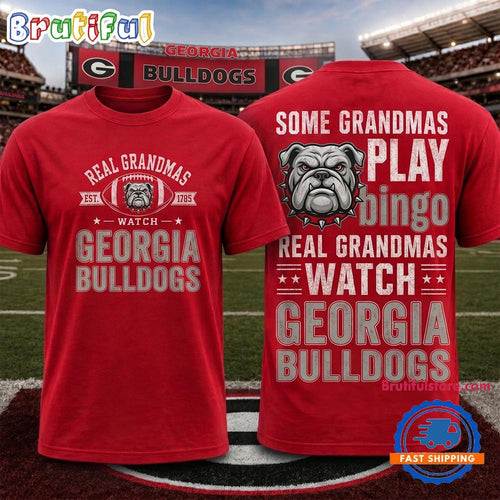 Georgia Bulldogs NCAA Real Grandma Team Unisex 3D Shirt