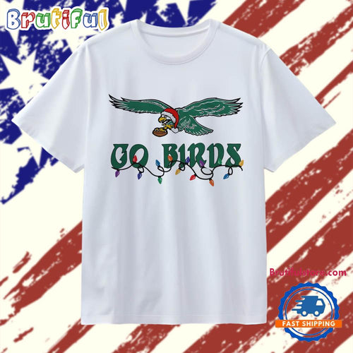 Go Birds Christmas Philadelphia Eagles Vintage T Shirt