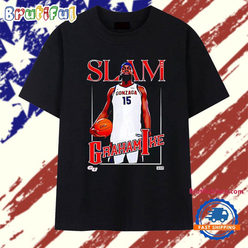 Graham Ike Gonzaga Bulldogs Slam Graphic T Shirt