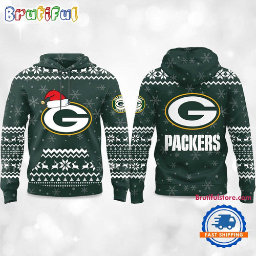 Green Bay Packers 2025 Reindeer Football Christmas New Hoodie Shirt