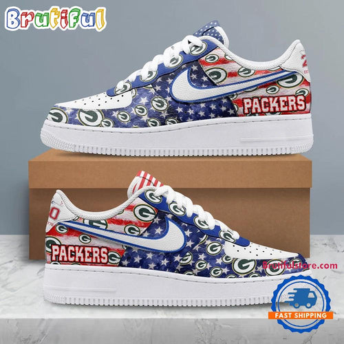 Green Bay Packers 2026 NFL 250 Years Of America Air Force 1 Shoes Sneaker