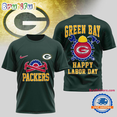 Green Bay Packers NFL Happy Labor Day 2025 Uniesx 3D Shirt