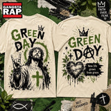 Green Day New Life Grows From Grace Jesus 3D Shirt Hoodie T-Shirt
