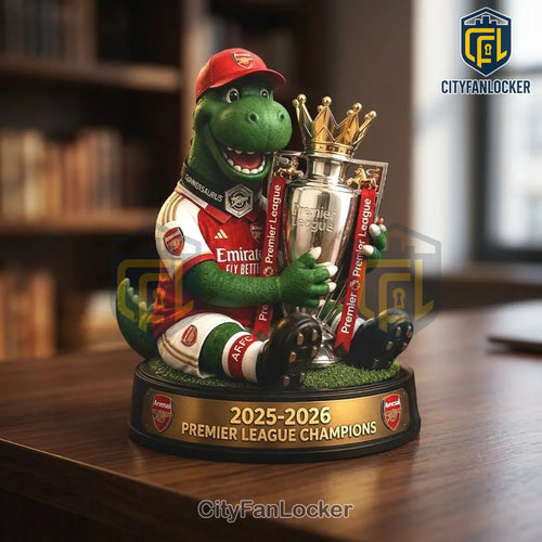 Gunnersaurus x Arsenal FC 2025-2026 Premier League Champions Acrylic Plaque