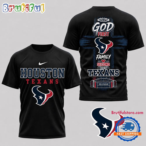 Houston Texans NFL Faith Family Team Pride 3D T Shirt