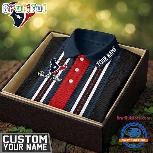 Houston Texans NFL Legacy Sport New Design Custom Polo Shirt