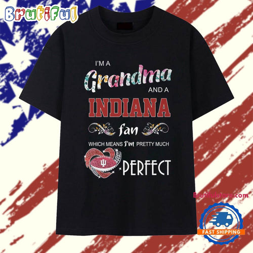 I’m Grandma And A Indiana Hoosiers Fans 2025 Vintage T Shirt