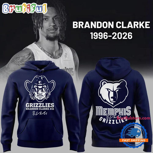 In Memory of Brandon Clarke Memphis Grizzlies 1996-2026 Hoodie T-Shirt