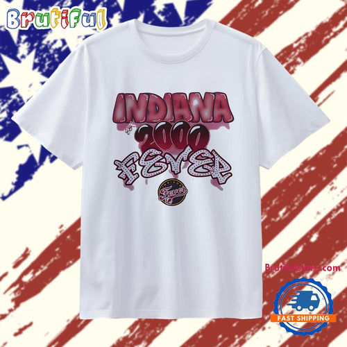 Indiana Fever 2000 Retro Style WNBA Basketball T Shirt