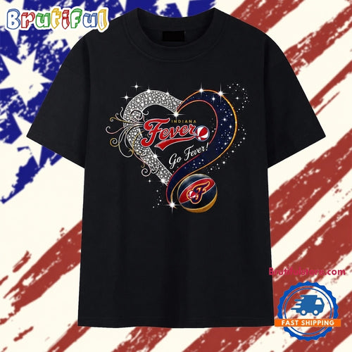 Indiana Fever Heart Basketball Fan 2026 T Shirt