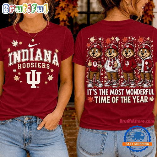 Indiana Hoosiers 2026 NCAA Autumn Festive Cheer T Shirt