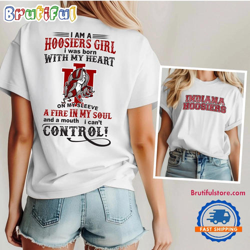 Indiana Hoosiers NCAA Girl Fan Unisex 3D Shirt