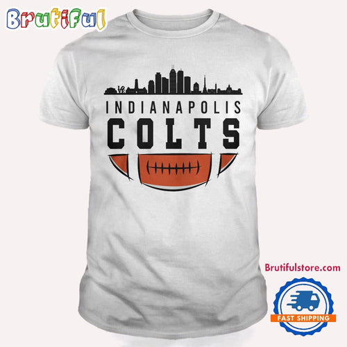 Indianapolis Colts NFL 2025 City Skyline T Shirt