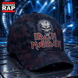 Iron Maiden Eddie’s Warborn Camo Heavy Metal Classic Cap, Trendy Music Baseball Cap