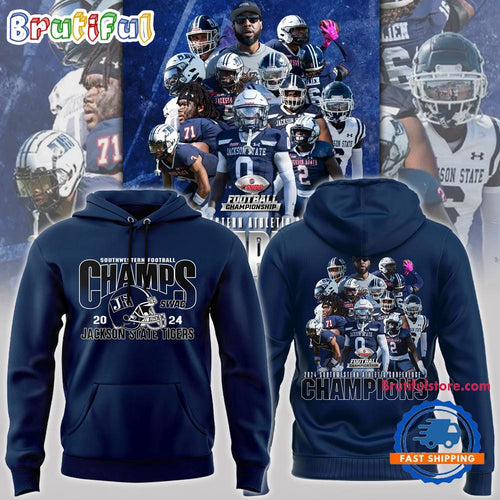 Jackson State Tigers Football 2024 Champions New Hoodie T-Shirt