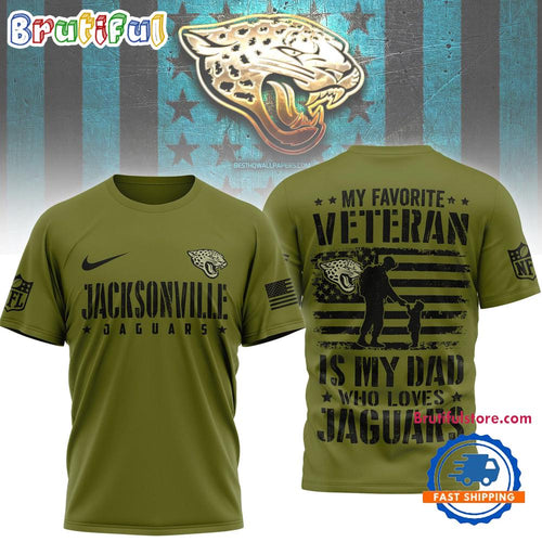 Jacksonville Jaguars 2026 NFL Veteran Dad Limited Edition 3D Shirt