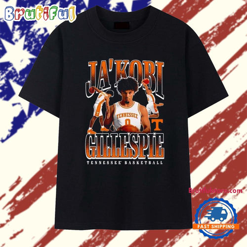 Ja’Kobi Gillespie Tennessee Volunteers Basketball T Shirt