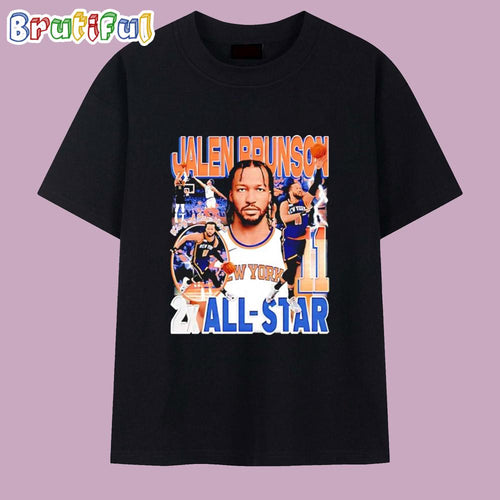 Jalen Brunson 3x All-Star NY Knicks T Shirt