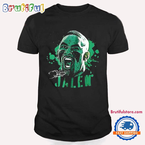 Jalen Hurts Scream Splatter Philadelphia Eagles Signature T Shirt