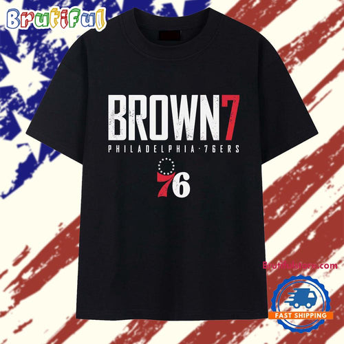 Jaylen Brown number 7 of Philadelphia 76ers logo T Shirt