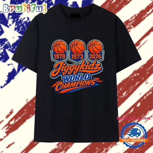 Jiggykidz World Champions 1970 1973 2026 T Shirt