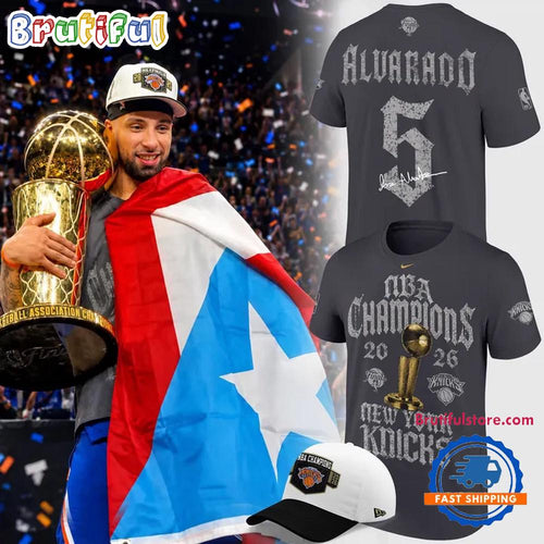 Jose Alvarado New York Knicks NBA Champions 2026 T Shirt