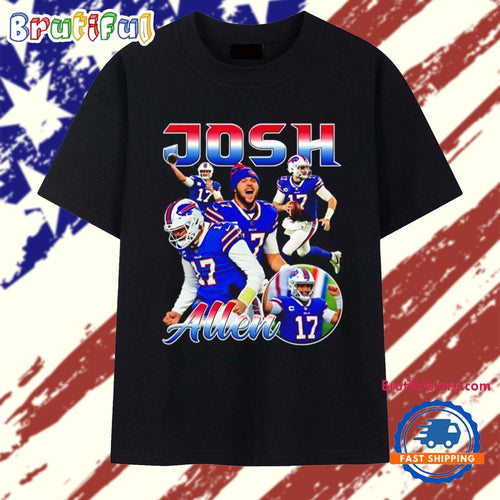 Josh Allen Buffalo Bills player collage 2026 T Shirt