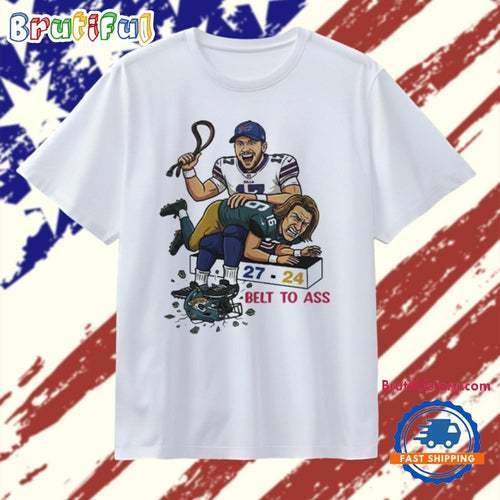 Josh Allen Trevor Lawrence Belt To Ass Buffalo Bills 27 24 Jaguars T Shirt