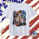 Josh Hart Jalen Brunson Donte DiVincenzo New York Knicks players we outside you heard T Shirt